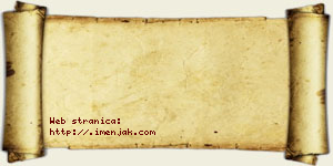 Dina Stojaković vizit kartica